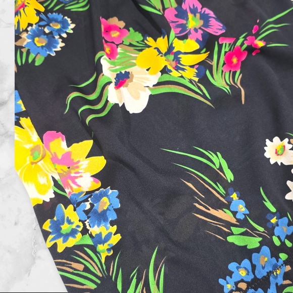 Rafaella Woman's Floral Top Blouse Shirt - Colorful Size Small (S) C2 - Picture 4 of 9